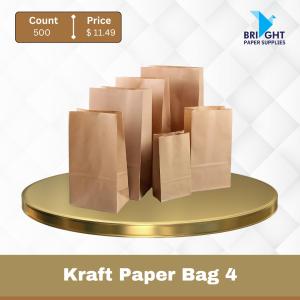 Kraft Paper Quart Bag (500 pcs)