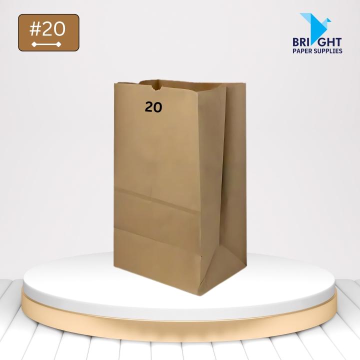 Kraft Paper Bag No 20 (250 pcs)